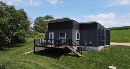 Quiet countryside shipping container home. Relax or enjoy outdoor recreation
