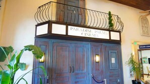 A cinema entrance with a sign reading "Paradise Palms Cinema". - Resort acess walking distance - Private pool (Kissimmee)