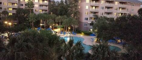Indoor pool, outdoor pool