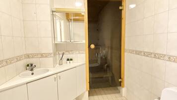 Suite monolocale City | Bagno | Doccia, asciugacapelli, bidet, asciugamani