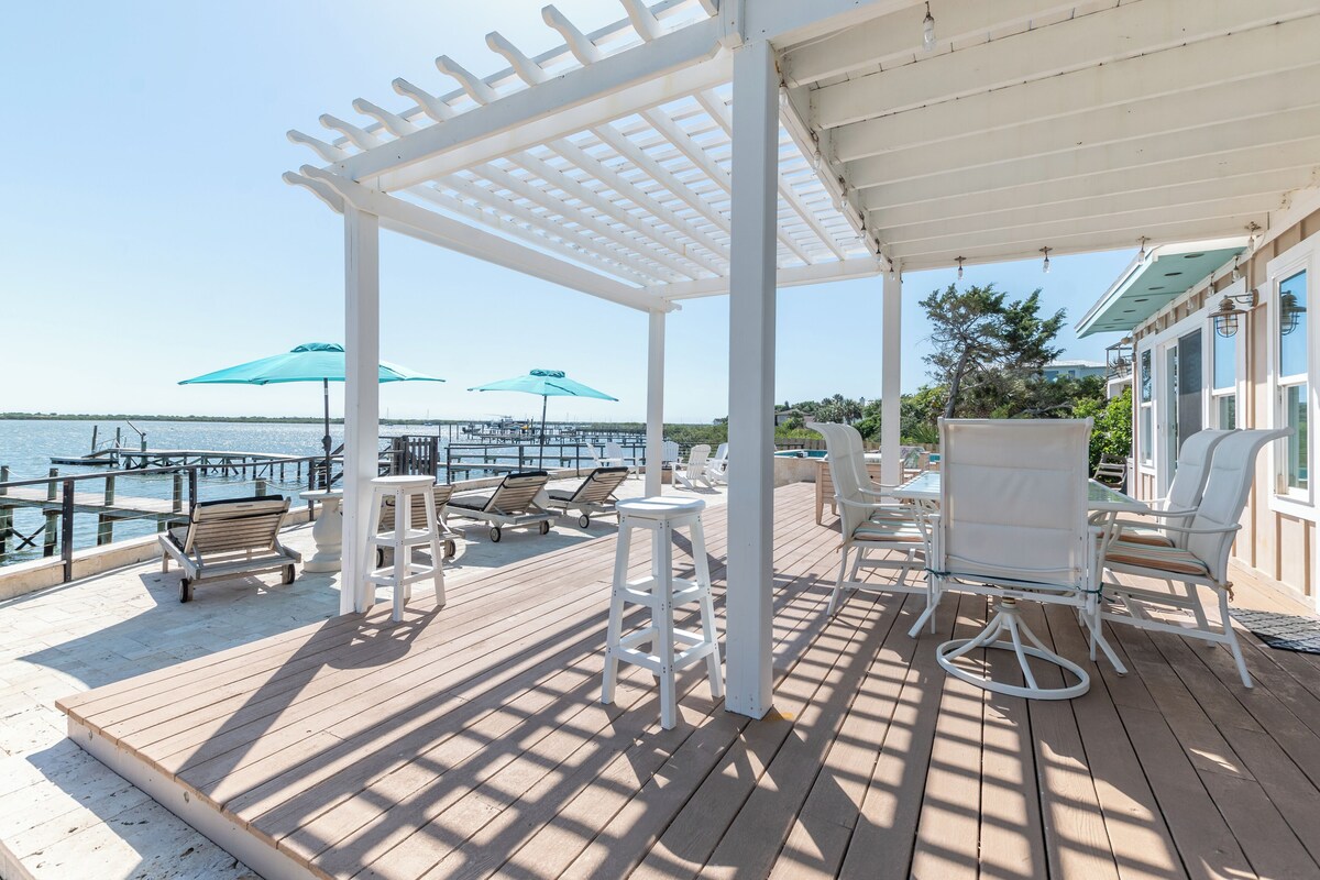 Photo 46 of Waterfront home with dock, heated pool, & spectacular views- walk/bike downtown!