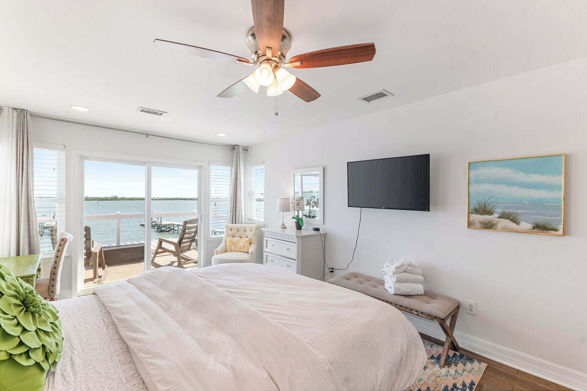 Photo 33 of Waterfront home with dock, heated pool, & spectacular views- walk/bike downtown!
