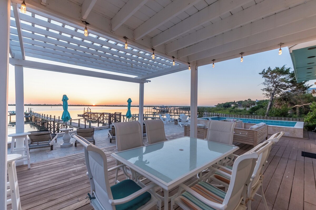 Photo 57 of Waterfront home with dock, heated pool, & spectacular views- walk/bike downtown!