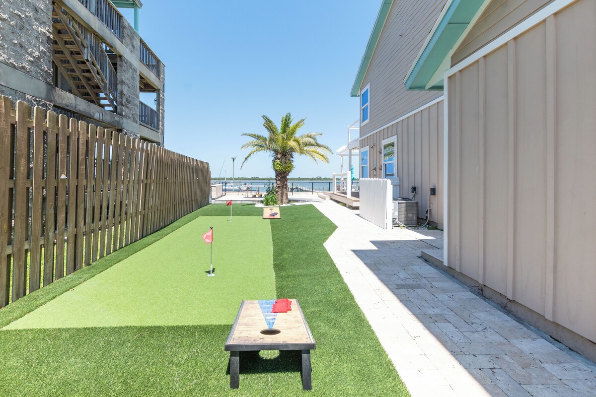 Photo 5 of Waterfront home with dock, heated pool, & spectacular views- walk/bike downtown!