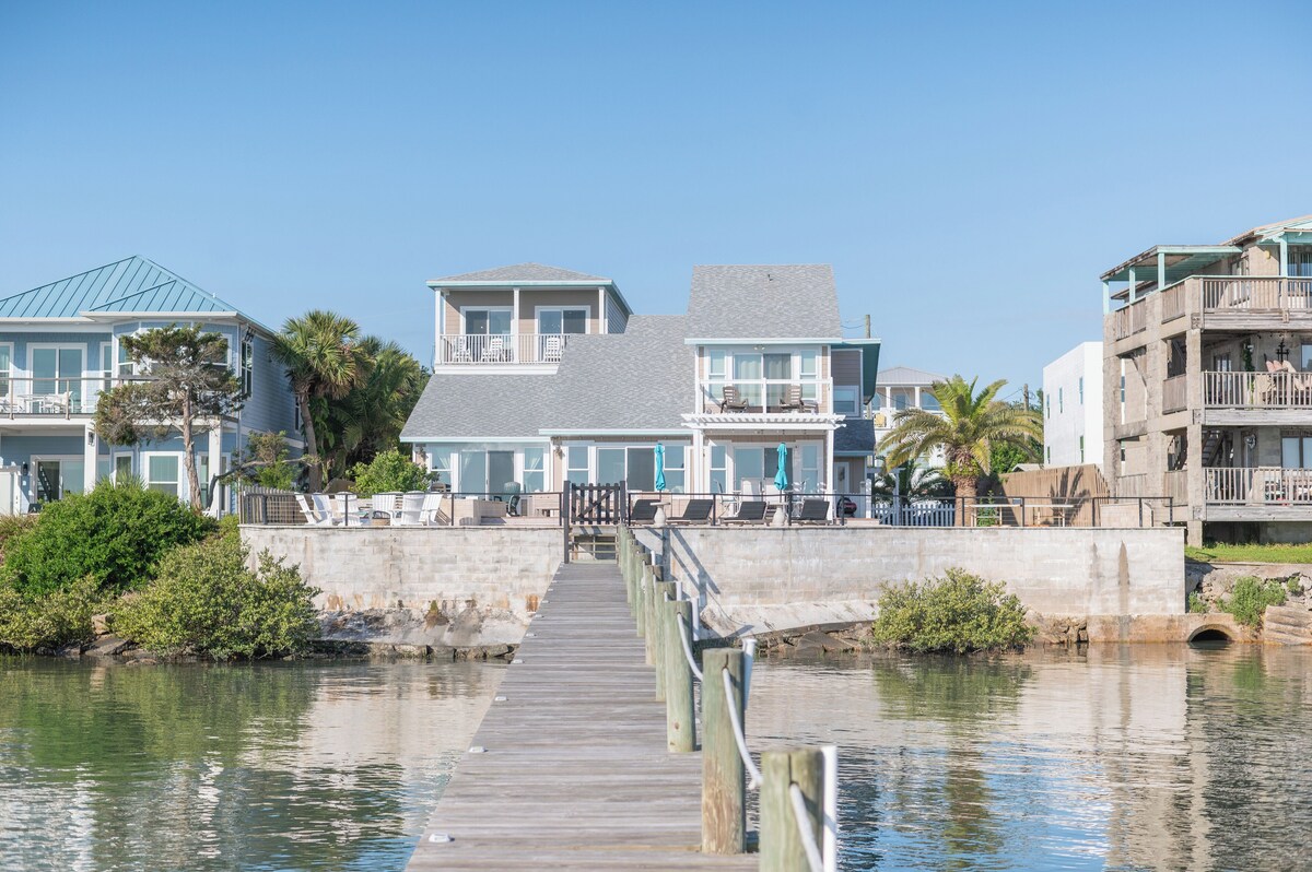 Photo 2 of Waterfront home with dock, heated pool, & spectacular views- walk/bike downtown!