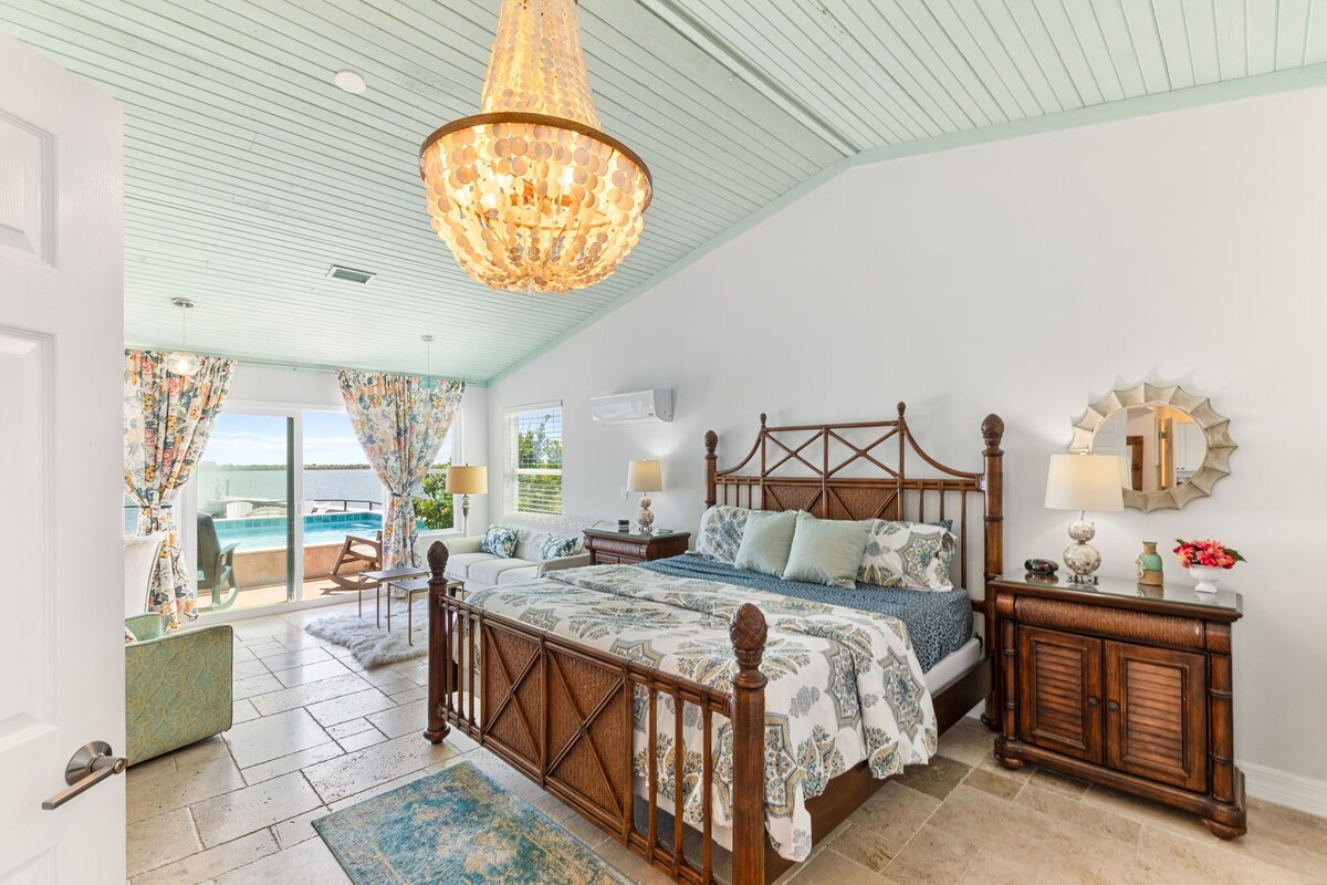 Photo 25 of Waterfront home with dock, heated pool, & spectacular views- walk/bike downtown!