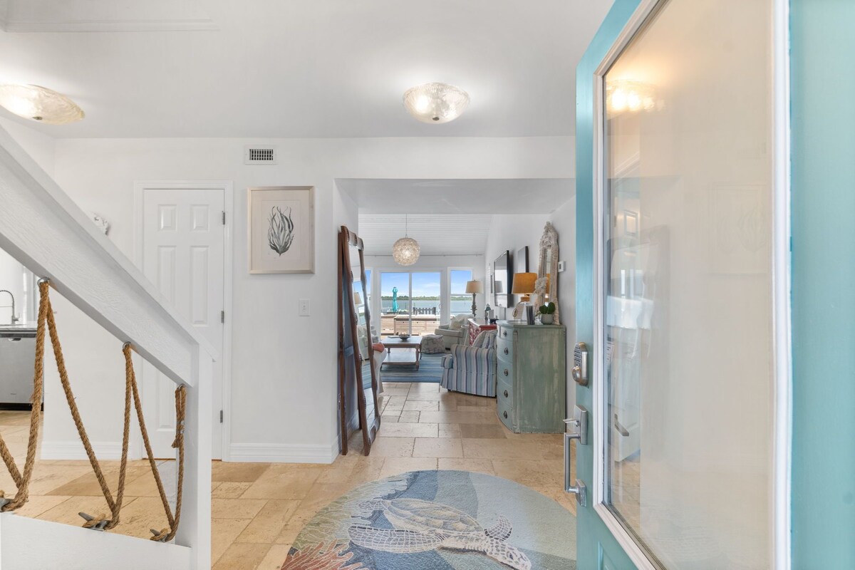 Photo 10 of Waterfront home with dock, heated pool, & spectacular views- walk/bike downtown!