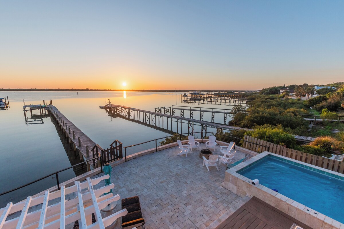 Photo 4 of Waterfront home with dock, heated pool, & spectacular views- walk/bike downtown!