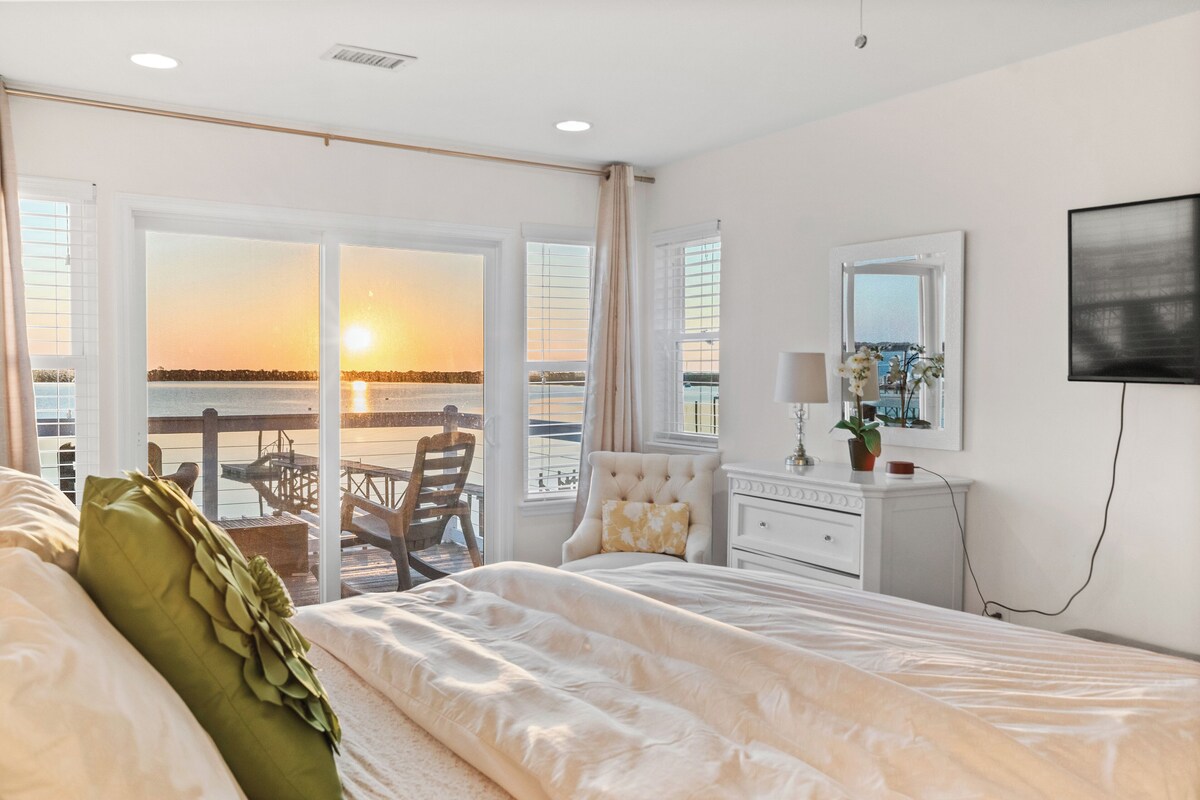 Photo 35 of Waterfront home with dock, heated pool, & spectacular views- walk/bike downtown!