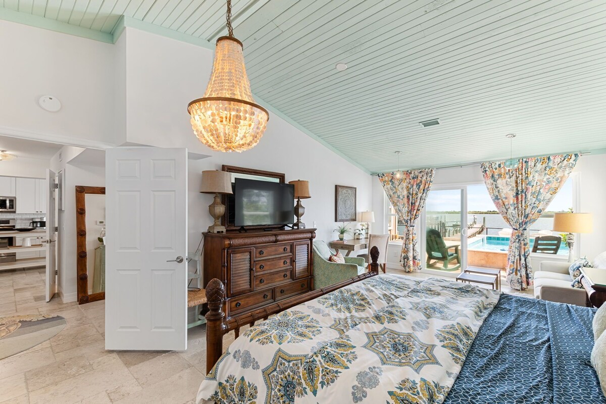 Photo 26 of Waterfront home with dock, heated pool, & spectacular views- walk/bike downtown!