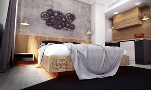 Premium Studio Suite | Desk, free WiFi, bed sheets - Lost Angels Rezidans (Eskisehir)