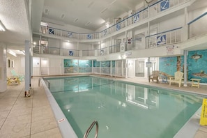 Indoor pool, outdoor pool