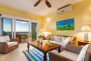 TV - Fountain Anguilla! Oceanside building, 2nd floor, great views & 2 KING Suites! (Shoal Bay)