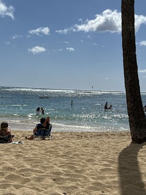 Sun loungers, beach towels