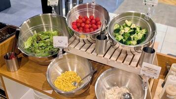 Morgenmadsbuffet hver dag mod et gebyr