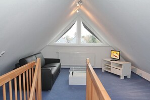 Televisión, reproductor de DVD y estéreo 