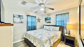 2 bedrooms, desk, iron/ironing board, free WiFi