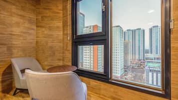 Quarto duplo superior (City) | Terraço/pátio