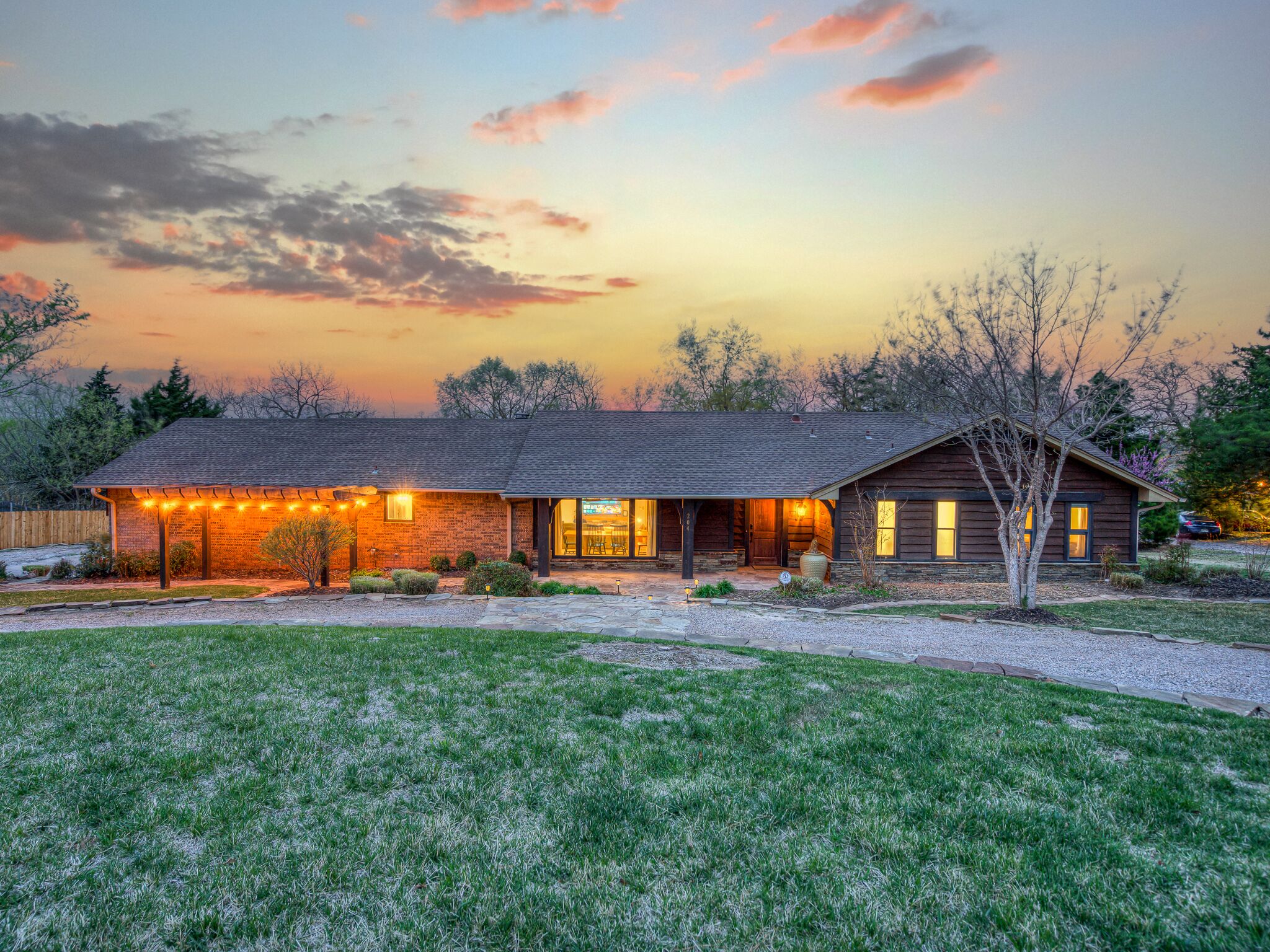 Serene Ranch style home on acreage
