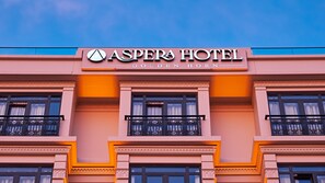 Voorkant van accommodatie