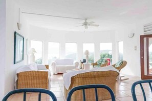 Living area - Turtle beach White House (1) The Main house (Basseterre)