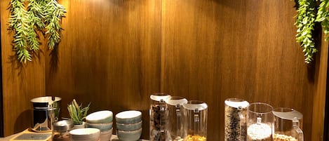 Daily buffet breakfast (EUR 12 per person)