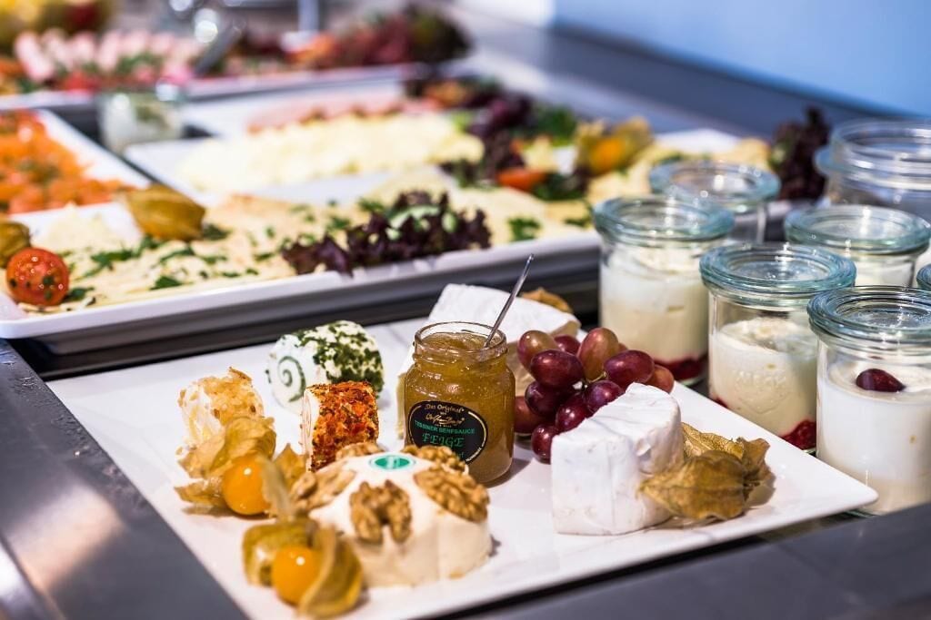 daily buffet breakfast (eur 12 per person)