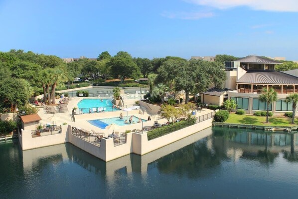 Pool - 3301 Island Club - Folly Field - 2 Bed 2 Bath Sleeps 6 - Hilton Head Rentals (Hilton Head Island)