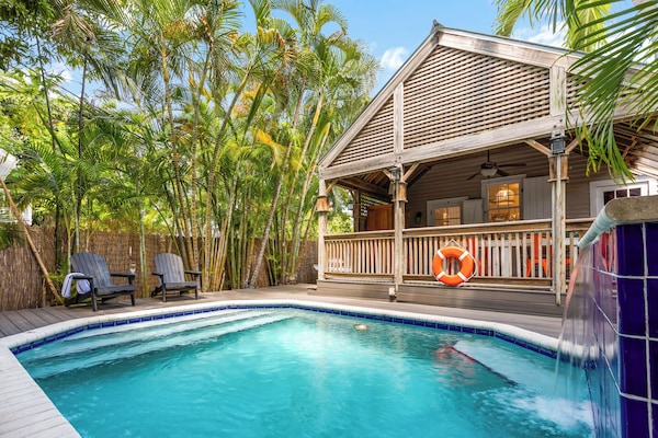 Una piscina riscaldata