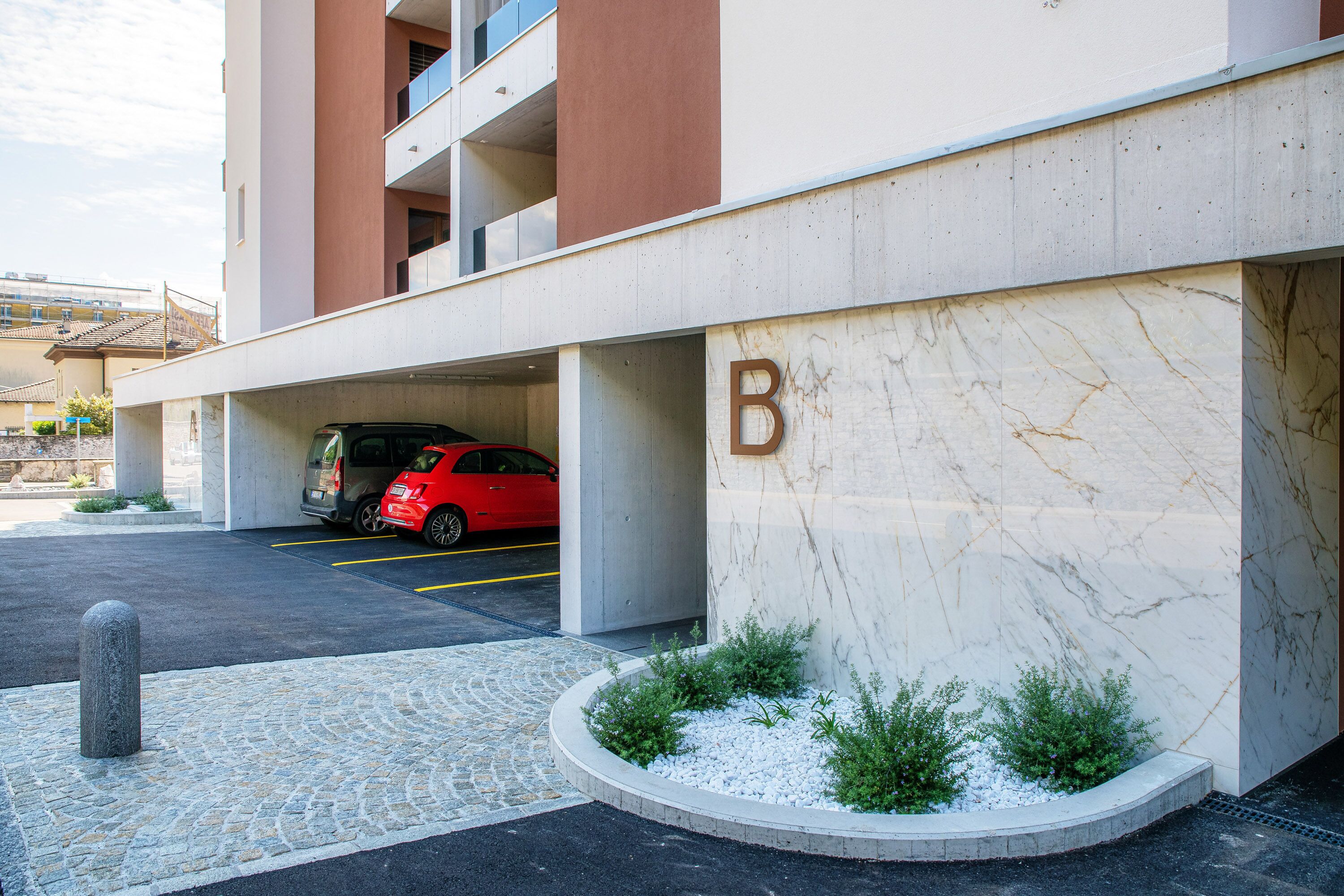 Fassade der Unterkunft