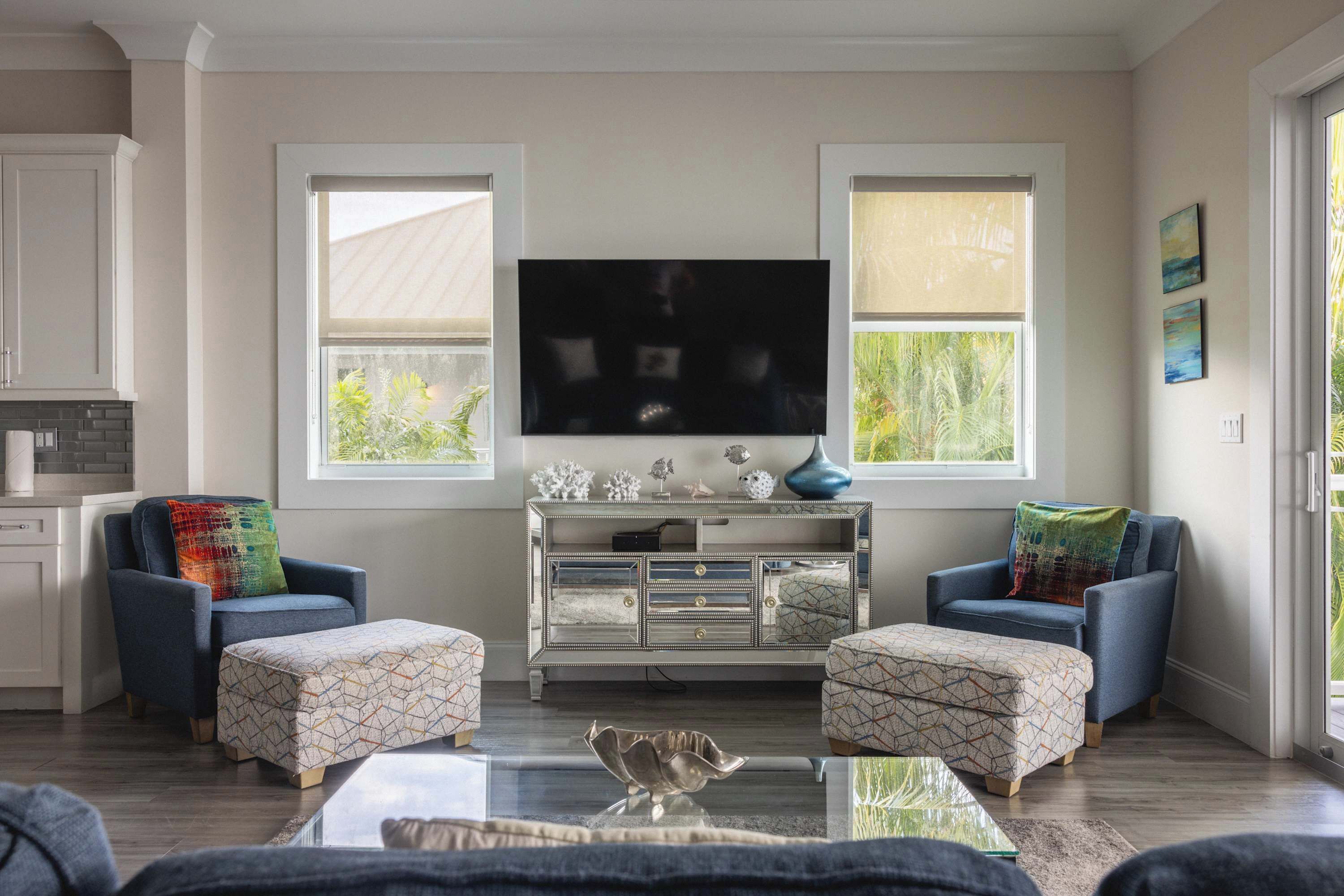 Televisie en een kantoor