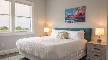 4 bedrooms, iron/ironing board, WiFi, bed sheets