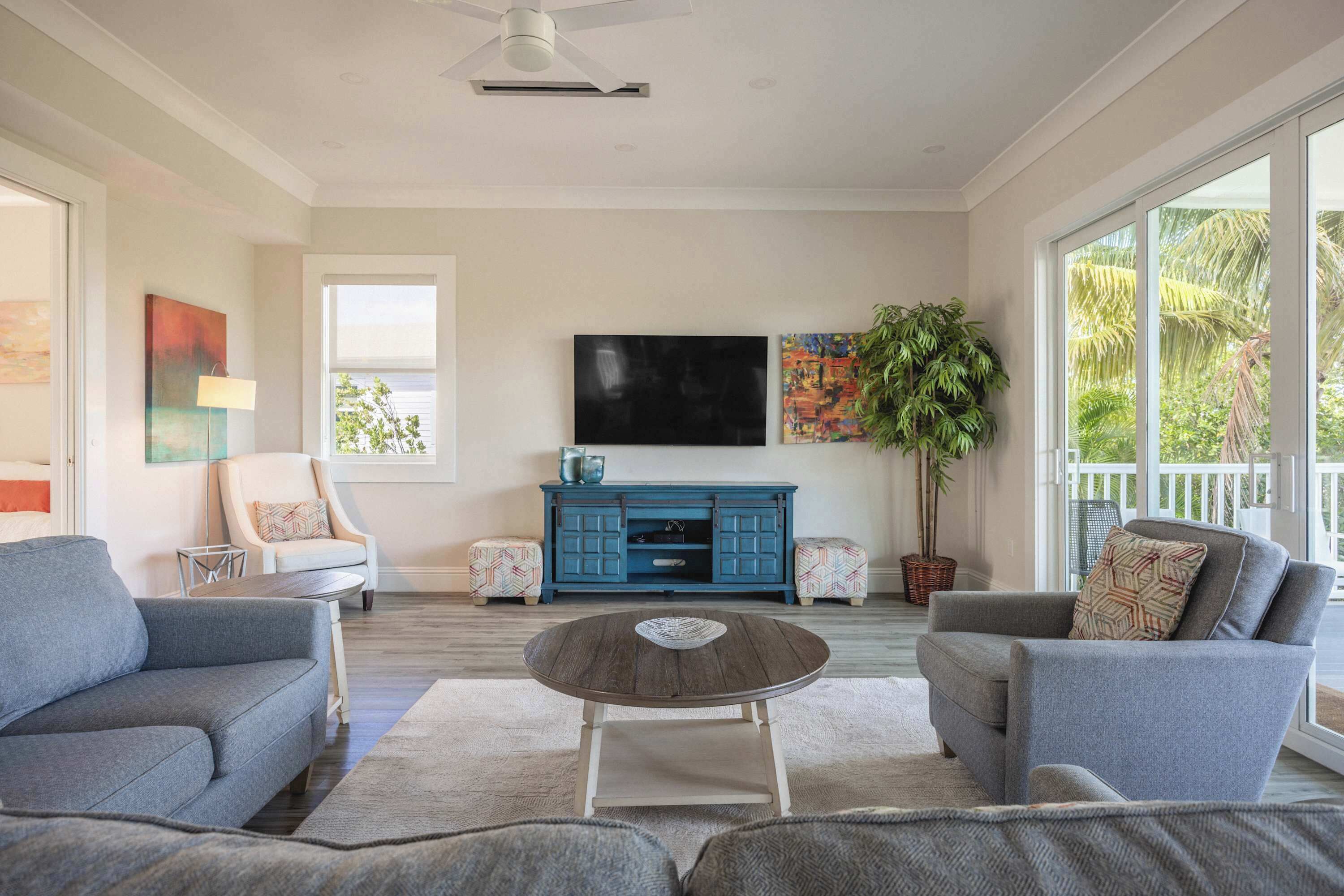 Televisie en een kantoor