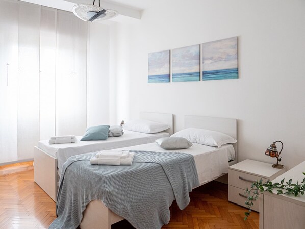 2 Schlafzimmer, Bügeleisen/Bügelbrett, kostenloses WLAN, Bettwäsche