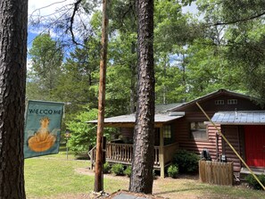 Exterior - 2 furnished cabins on unique fenced property close to Wolf Pen and Fourche Mt (Mena)