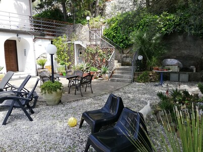 Castellabate - Panoramic apartment overlooking the Gulf of Salerno