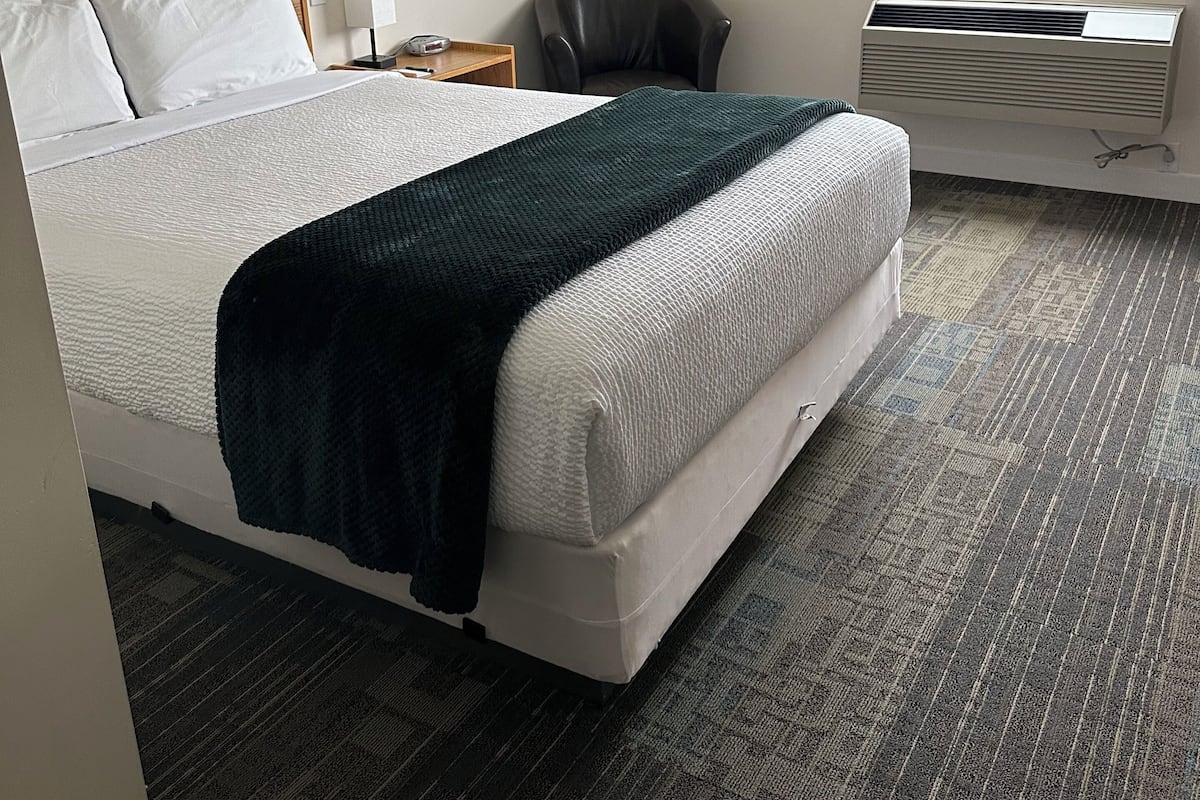Senior Single Room, 1 Queen Bed, Accessible | Individually furnished, desk, laptop workspace, blackout curtains