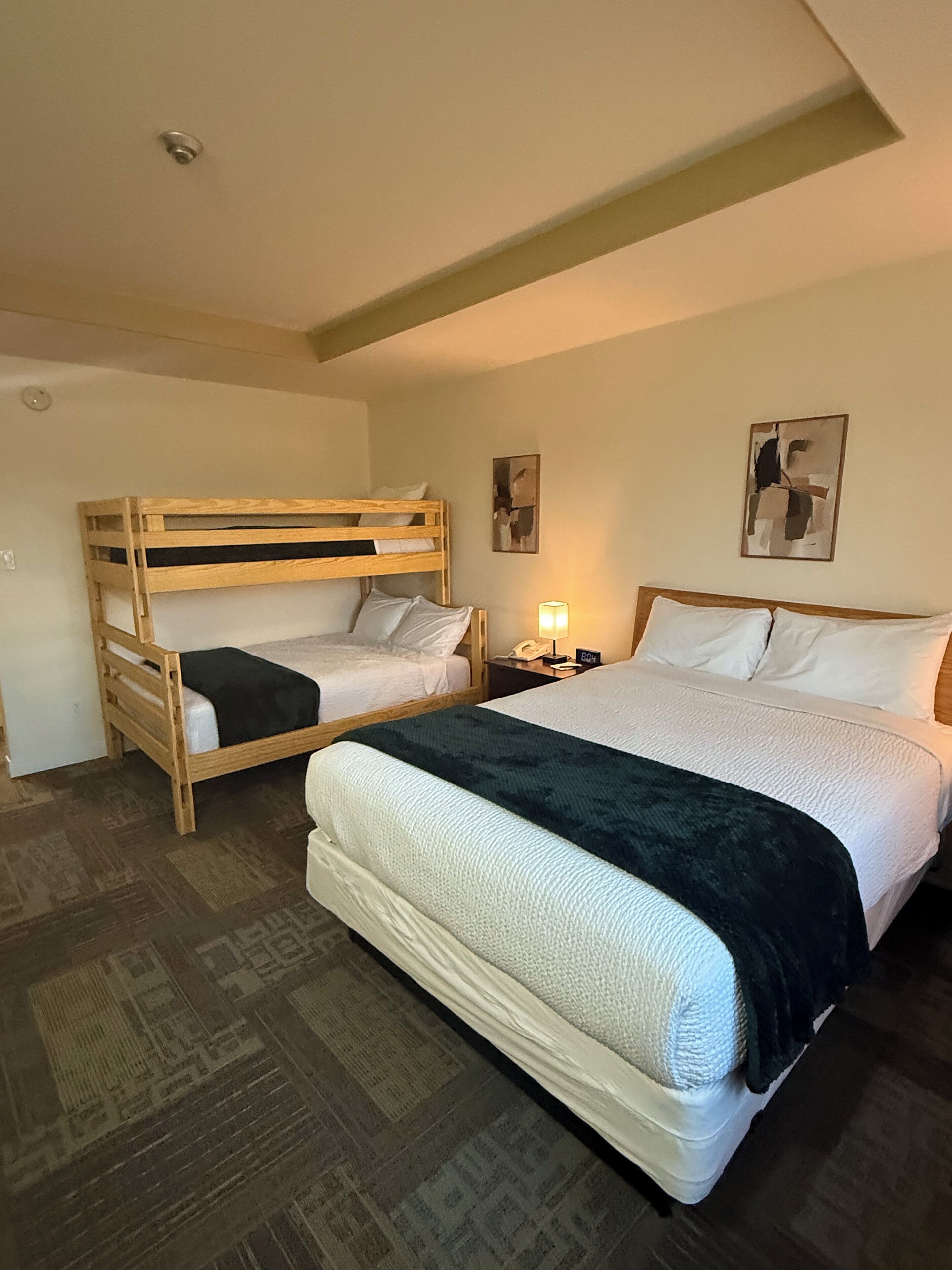 Family Room | Individually furnished, desk, laptop workspace, blackout drapes