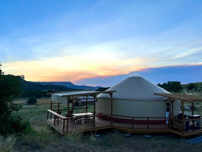 Yurt at Scrappy Duck Farm, Yurt at Scrappy Duck Farm