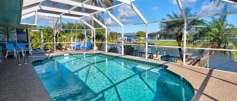 Una piscina climatizada