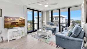 Condo, Multiple Beds (Tradewinds 716) | Living room - Tradewinds 716 (Marco Island)