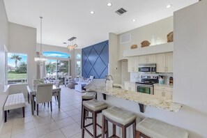 House, Multiple Beds (Spectacular waterfront home with pool) | Private kitchen - Spectacular Waterfront Home With Pool, spa and Dock (Marco Island)