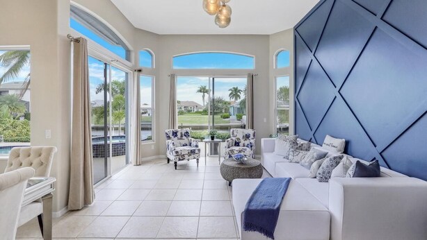 Unclassified image, 1 of 57, button - Spectacular Waterfront Home With Pool, spa and Dock (Marco Island)
