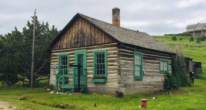 The Governor Meagher Cabin in Virginia City