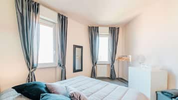 2 Schlafzimmer, Bügeleisen/Bügelbrett, kostenloses WLAN, Bettwäsche