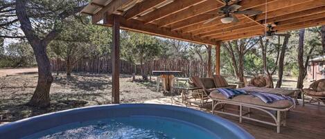 Baignoire à remous extérieure