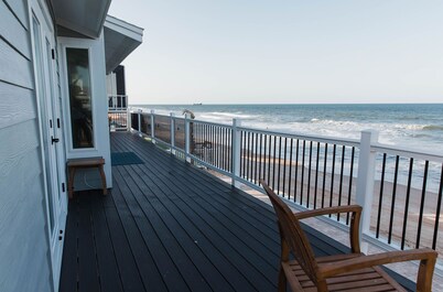 Beach House right on the water of Atlantic Ocean