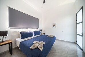 4 slaapkamers, een kluis op de kamer, gratis wifi, beddengoed