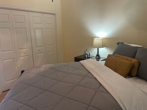 4 bedrooms, iron/ironing board, travel cot, WiFi