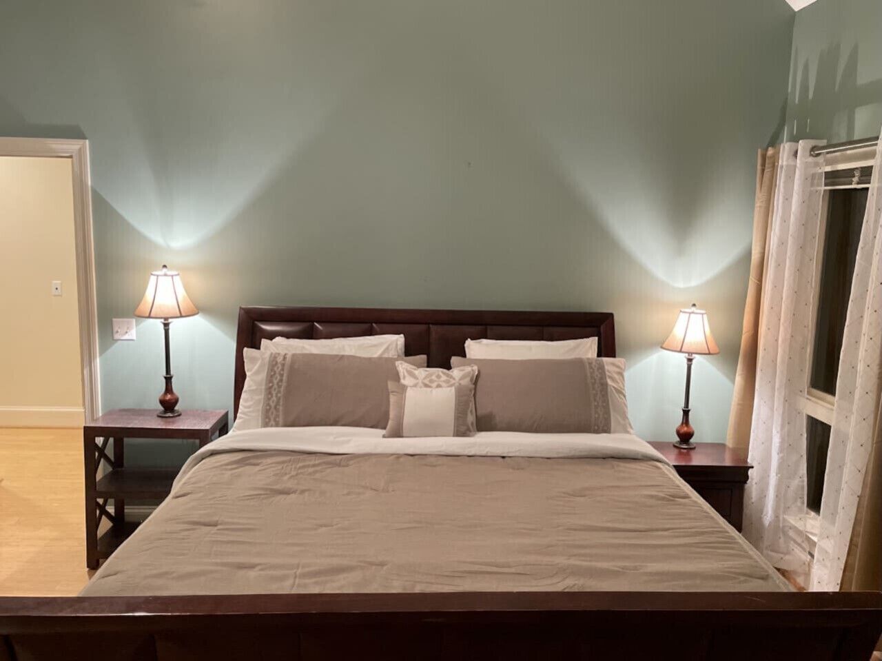 4 bedrooms, iron/ironing board, travel crib, WiFi